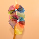 Petite Bows - Sheer Iridescence