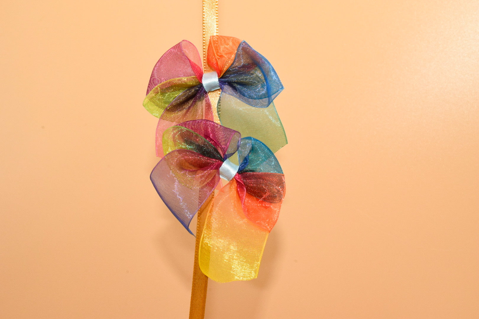 Petite Bows - Sheer Iridescence